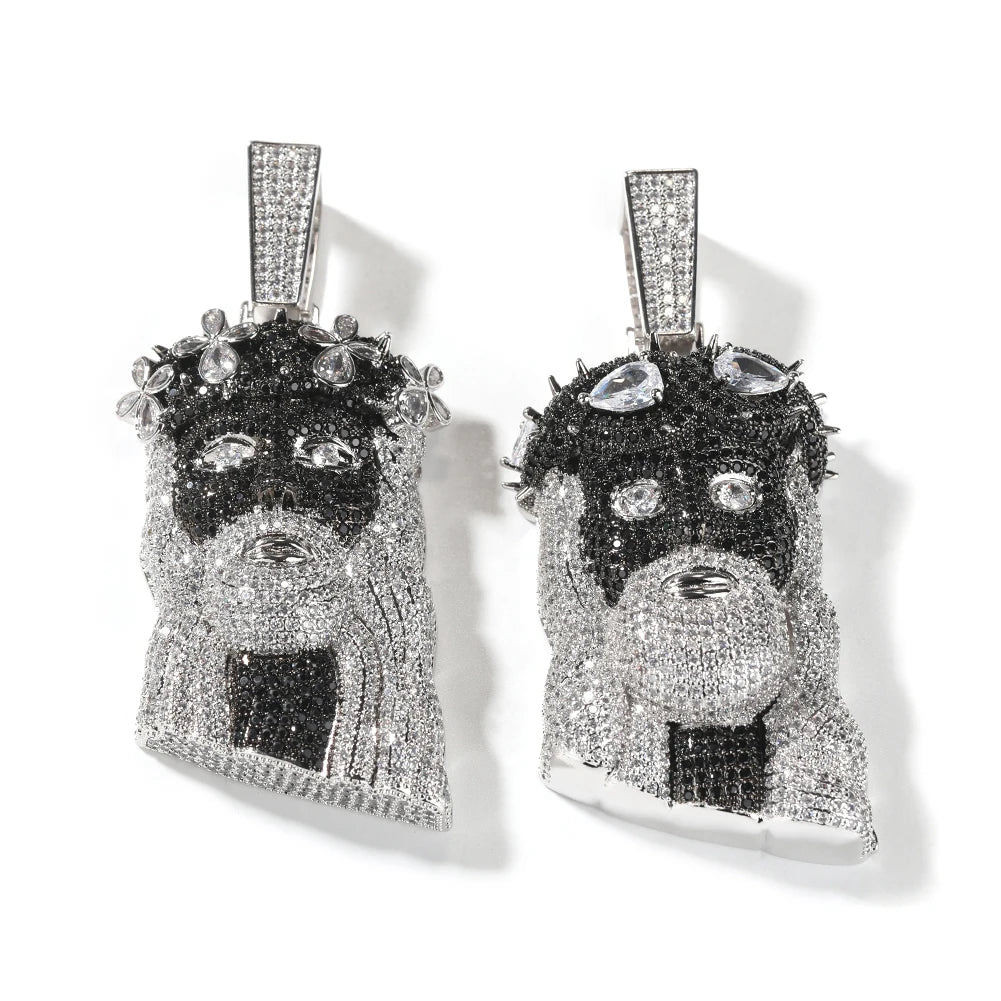 TWO TONED JESUS PENDANT