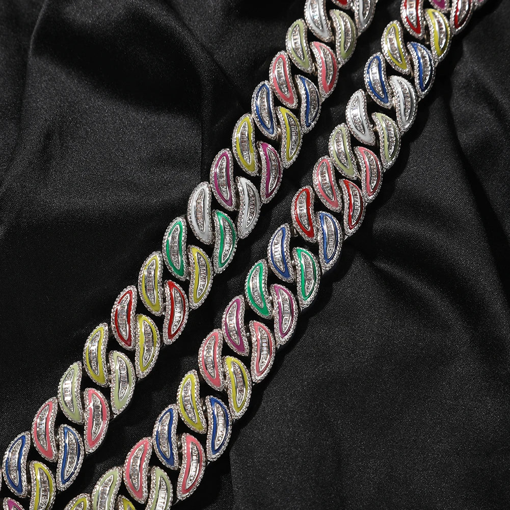 Cuban Chain 20mm  CZ Necklace