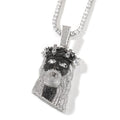 TWO TONED JESUS PENDANT