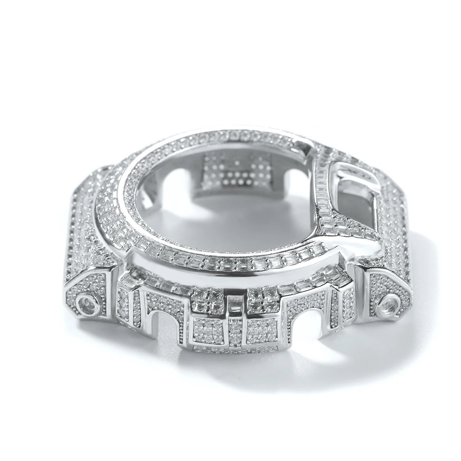 TBTK HipHop Iced Out Moissanite Watch Bezel For GA2100 DW6900 GA110 Luxury Bling Watch Replacement Frame Accessories