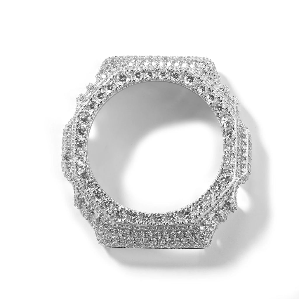 TBTK HipHop Iced Out Moissanite Watch Bezel For GA2100 DW6900 GA110 Luxury Bling Watch Replacement Frame Accessories