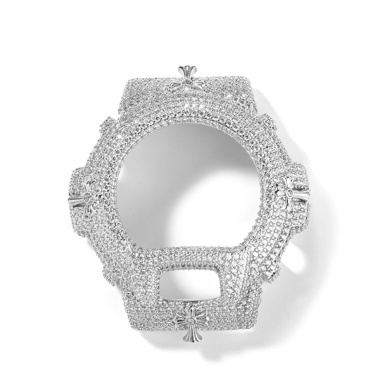 TBTK HipHop Iced Out Moissanite Watch Bezel For GA2100 DW6900 GA110 Luxury Bling Watch Replacement Frame Accessories