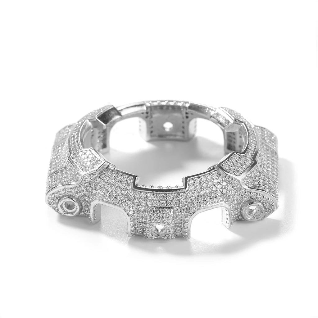 TBTK HipHop Iced Out Moissanite Watch Bezel For GA2100 DW6900 GA110 Luxury Bling Watch Replacement Frame Accessories