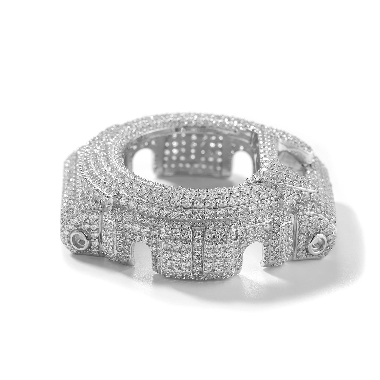 TBTK HipHop Iced Out Moissanite Watch Bezel For GA2100 DW6900 GA110 Luxury Bling Watch Replacement Frame Accessories