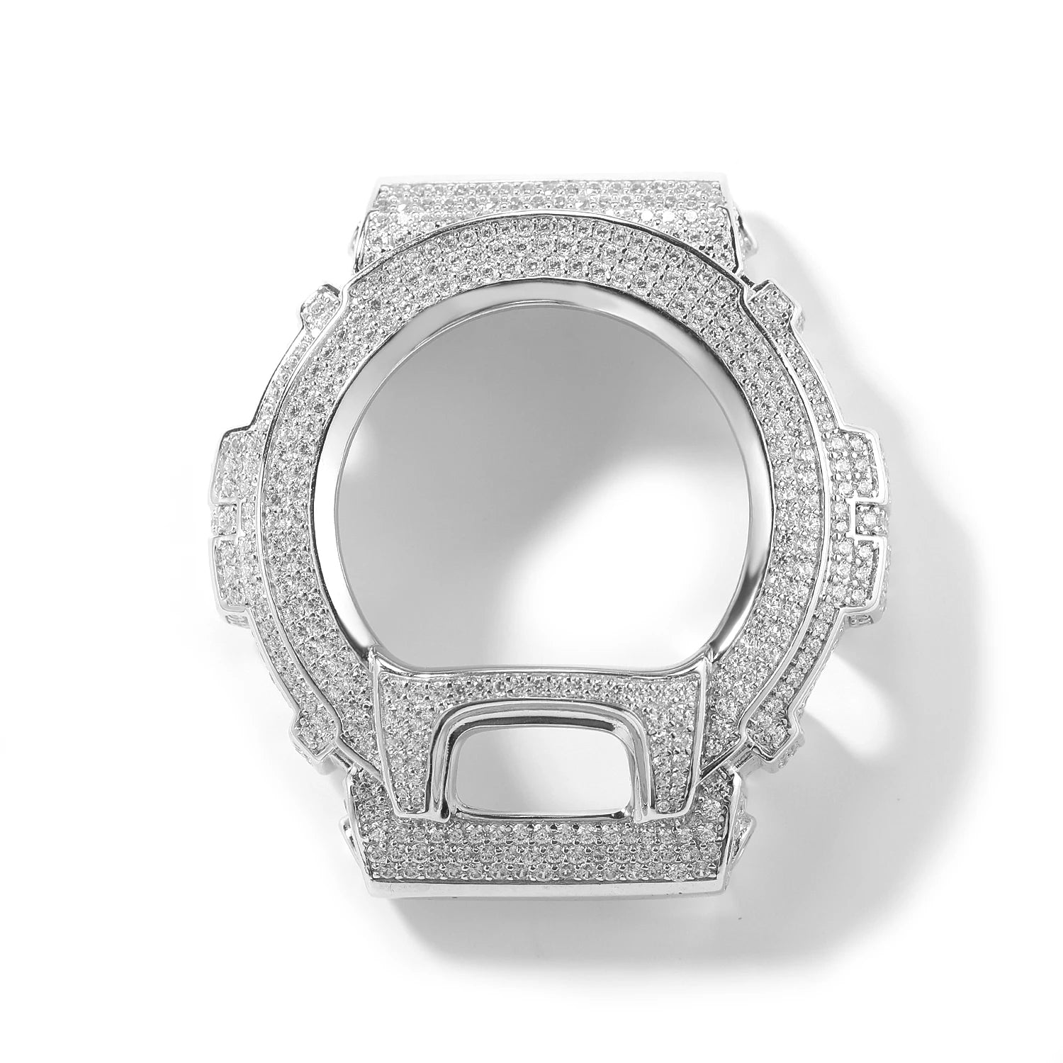 TBTK HipHop Iced Out Moissanite Watch Bezel For GA2100 DW6900 GA110 Luxury Bling Watch Replacement Frame Accessories