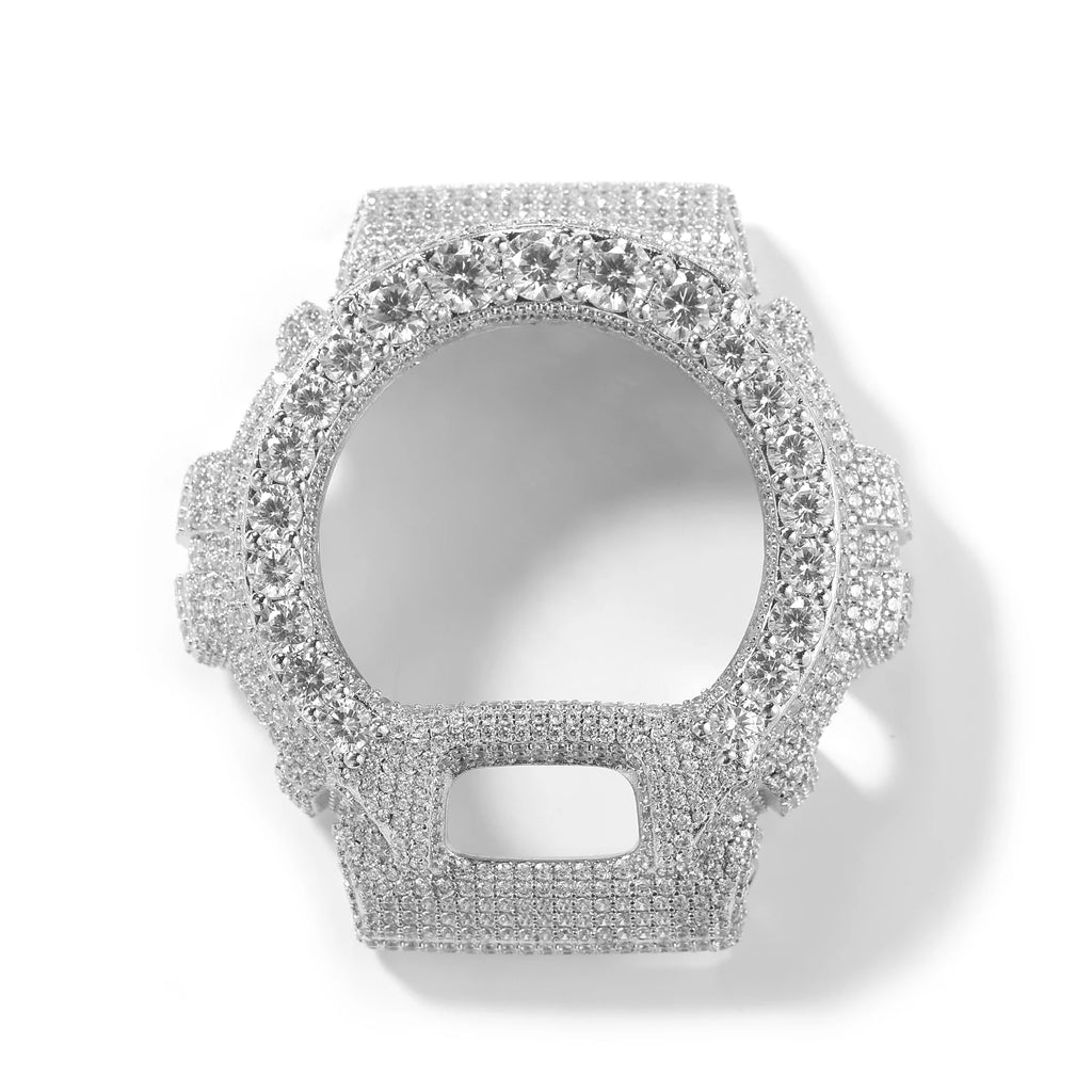 TBTK HipHop Iced Out Moissanite Watch Bezel For GA2100 DW6900 GA110 Luxury Bling Watch Replacement Frame Accessories