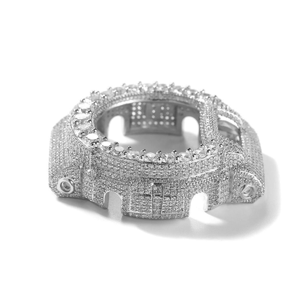 TBTK HipHop Iced Out Moissanite Watch Bezel For GA2100 DW6900 GA110 Luxury Bling Watch Replacement Frame Accessories