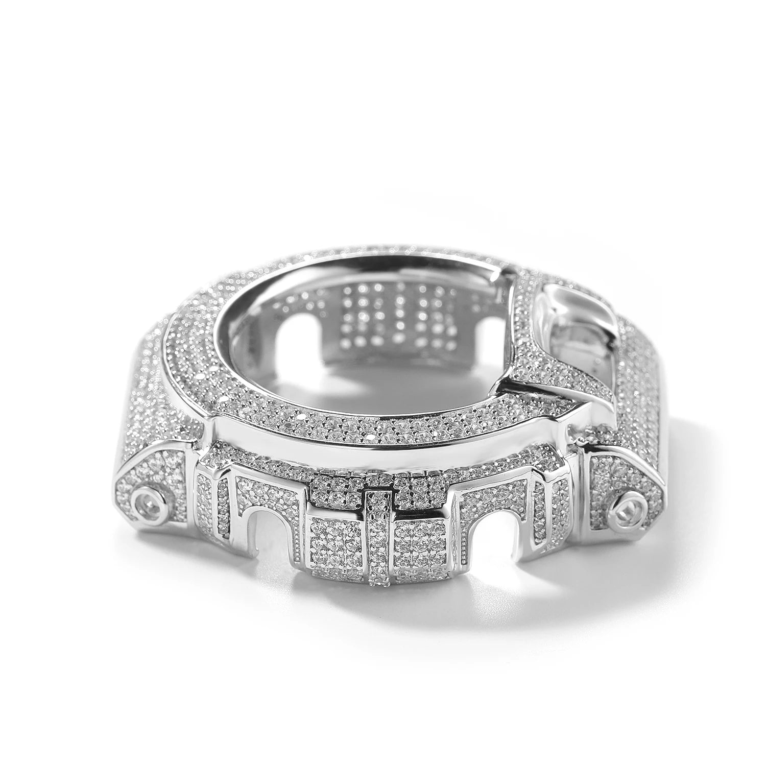 TBTK HipHop Iced Out Moissanite Watch Bezel For GA2100 DW6900 GA110 Luxury Bling Watch Replacement Frame Accessories