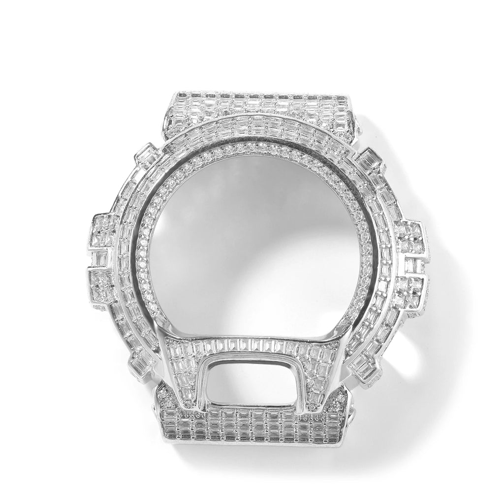 TBTK HipHop Iced Out Moissanite Watch Bezel For GA2100 DW6900 GA110 Luxury Bling Watch Replacement Frame Accessories