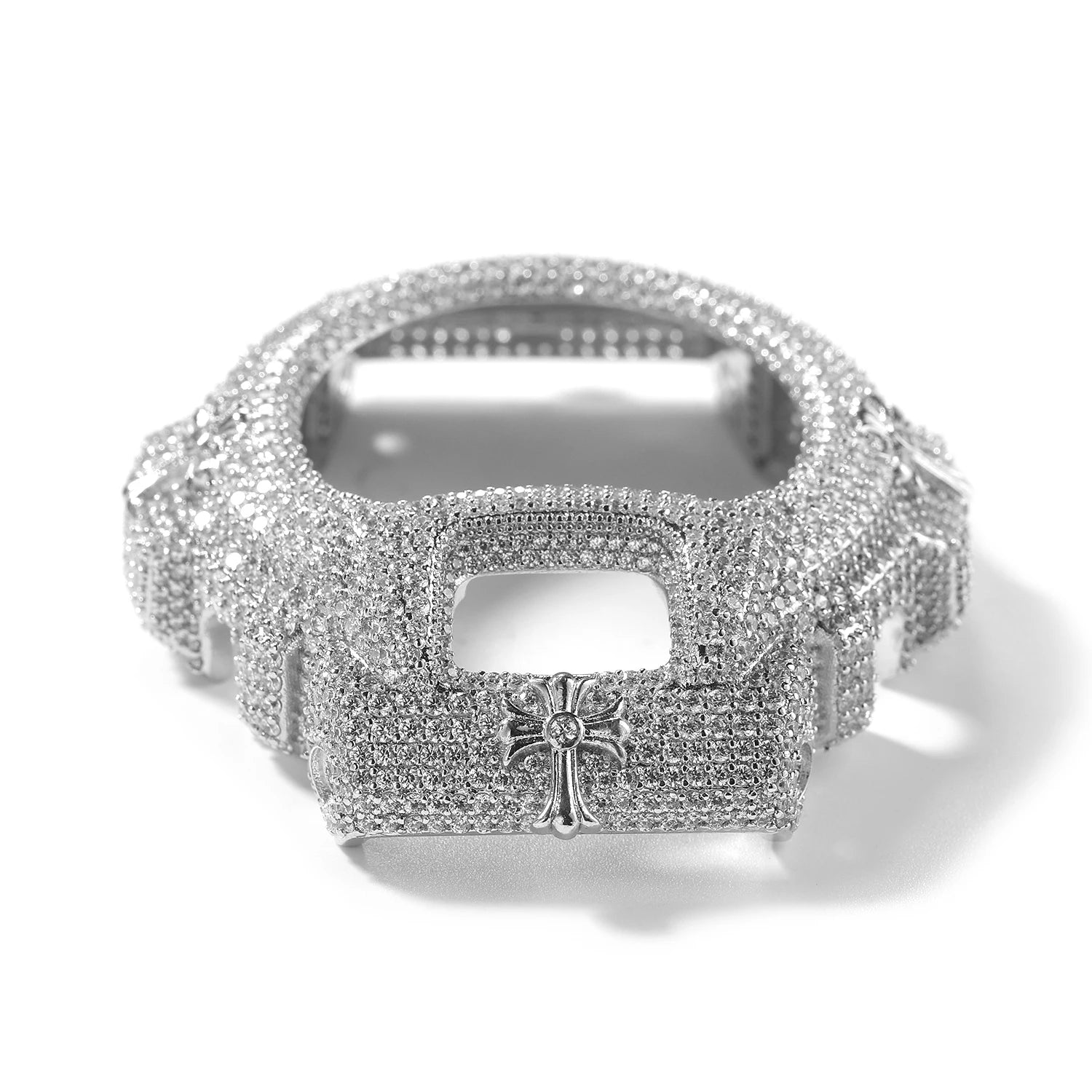 TBTK HipHop Iced Out Moissanite Watch Bezel For GA2100 DW6900 GA110 Luxury Bling Watch Replacement Frame Accessories